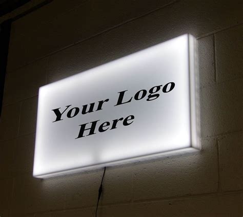 light box signs outdoor